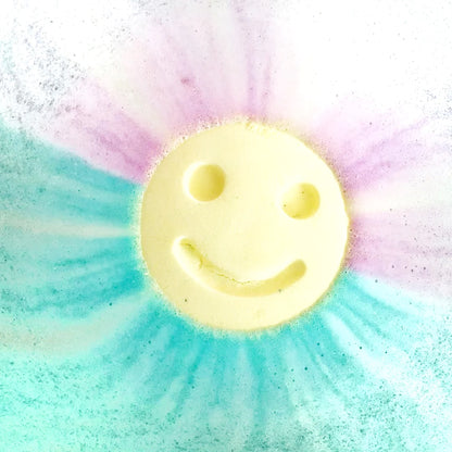 Feeling Smitten - Rainbow Happy Face Bath Bomb