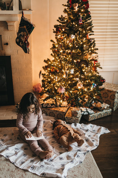 Organic Thermal Baby + Kids Pajama Set | Mauve