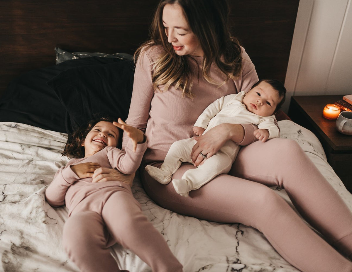 Women's organic cotton thermal pajama set