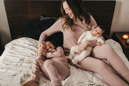 Women's organic cotton thermal pajama set