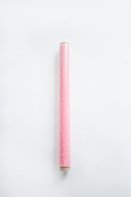 Wrapping Paper -  Pink Snowfall
