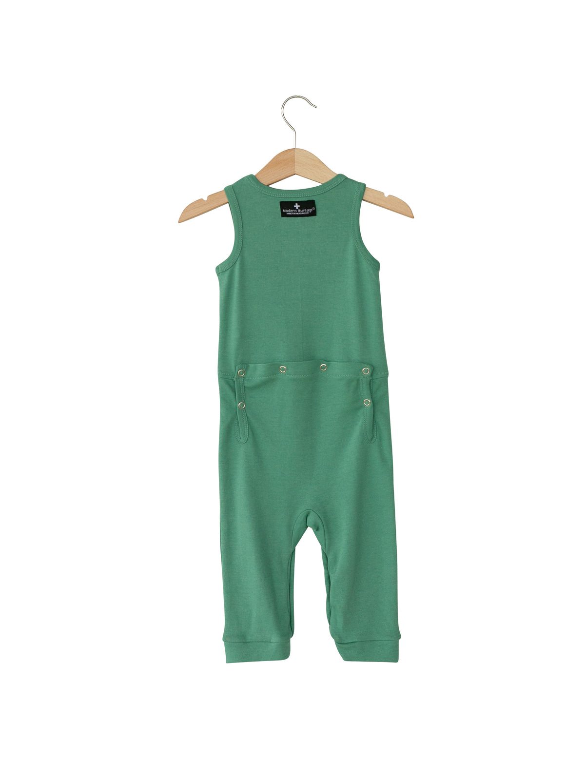Organic Tank Explorer Back Jumpsuit | GOTS Certified Organic Cotton | Solid Colors