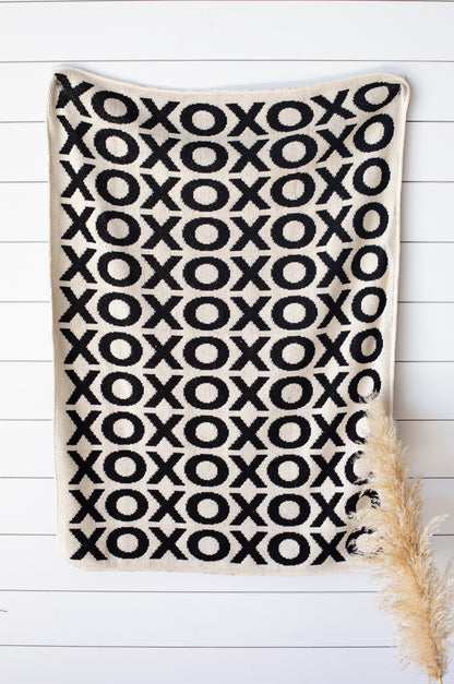 XO recycled cotton blanket made in the USA