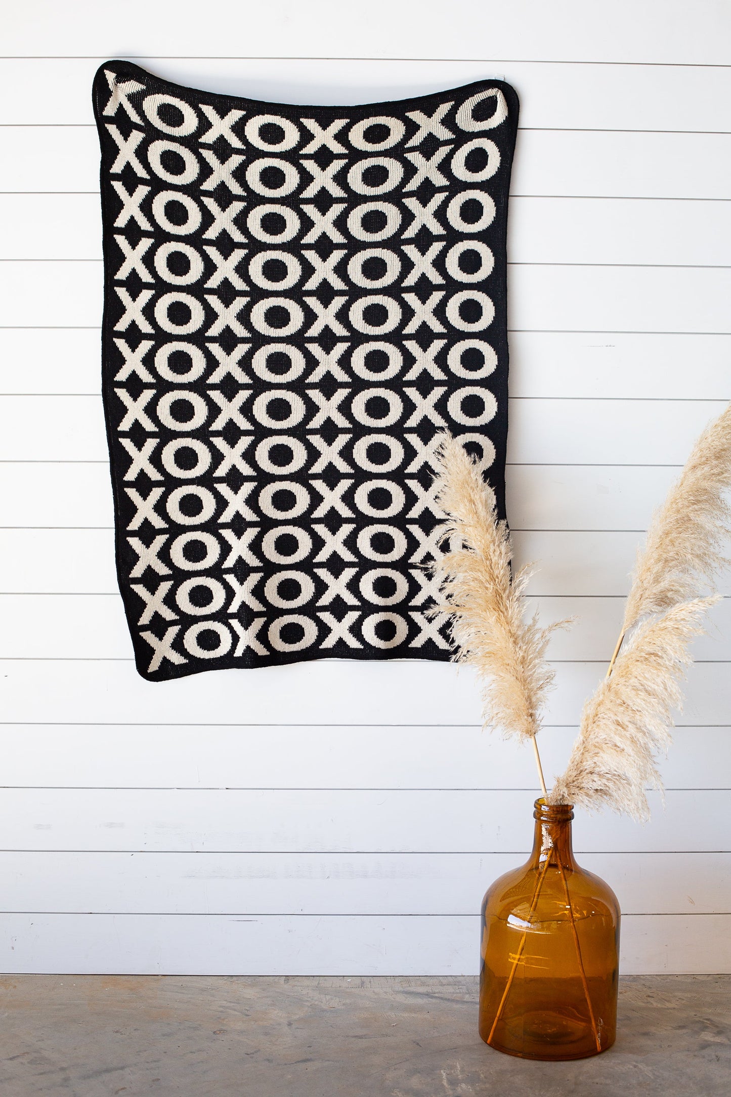 XO recycled cotton family blanket by Modern Burlap