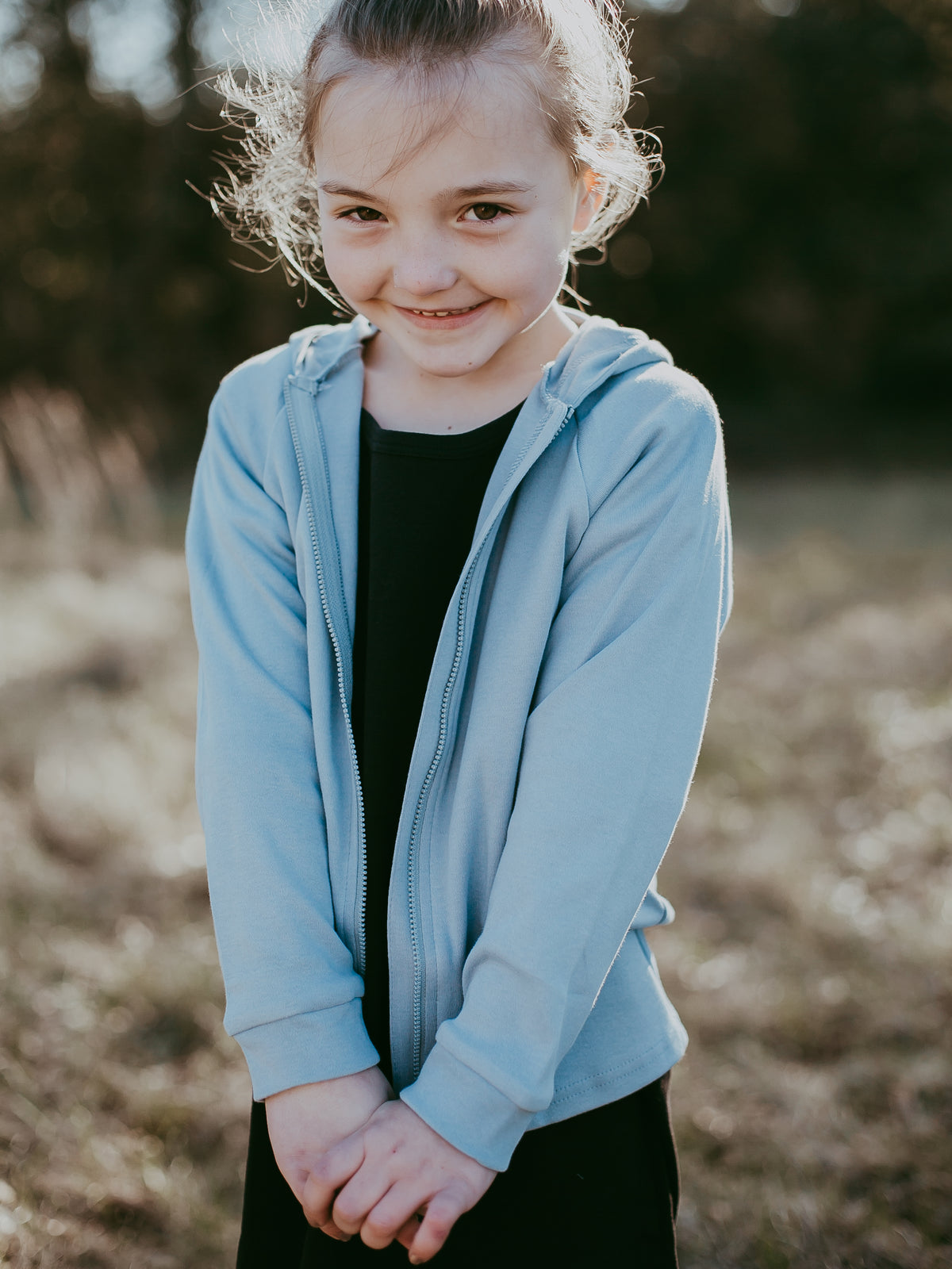 Organic Zip Hoodie - Solid Colors | GOTS Certified Kids Hoodie, product image 11