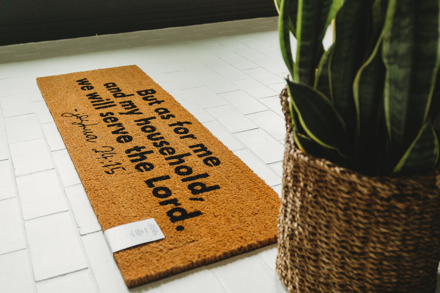 XL Scripture Doormat | Joshua 24:15