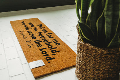 XL Scripture Doormat | Joshua 24:15
