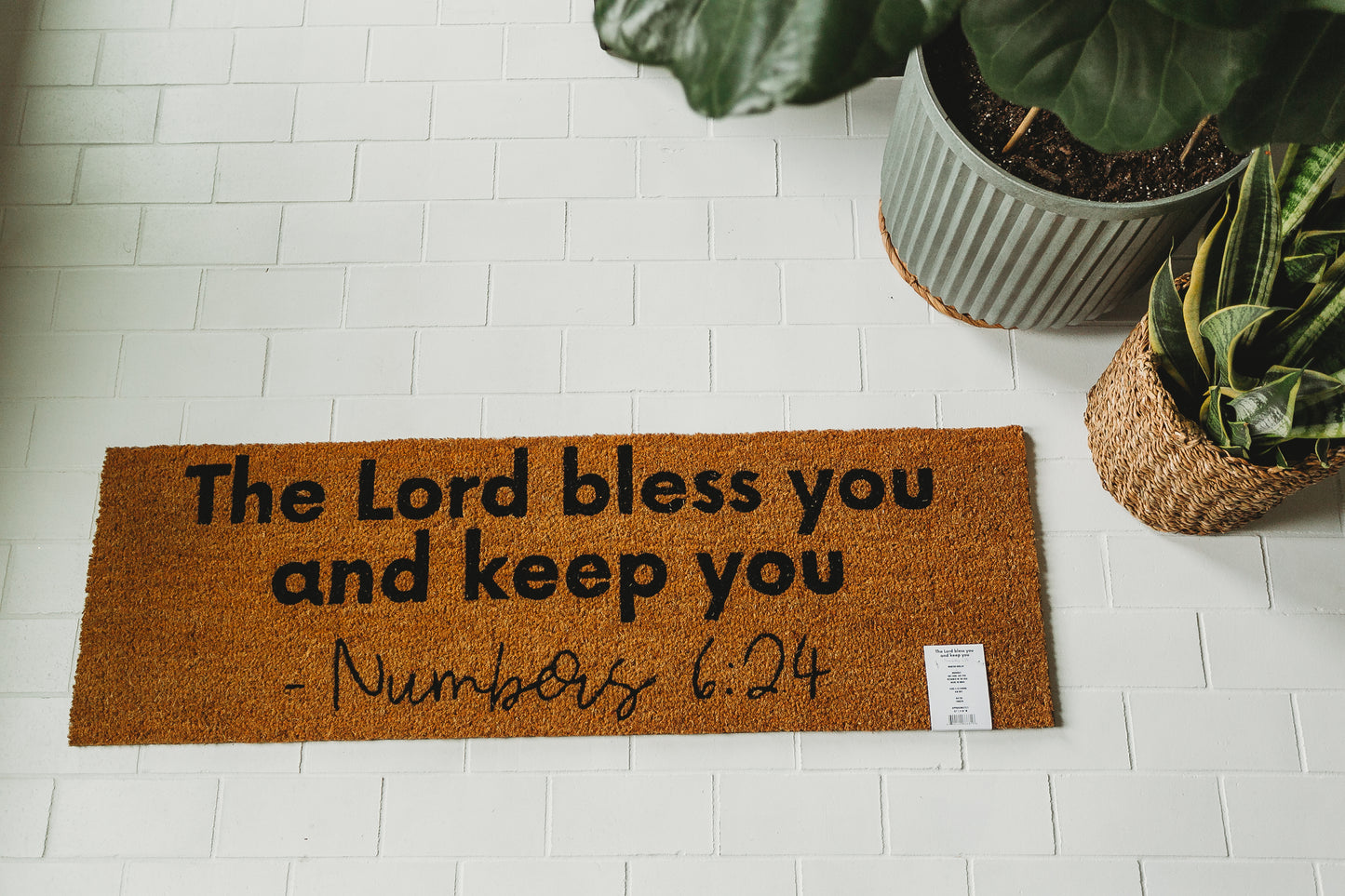 XL Scripture Doormat | Numbers 6:24