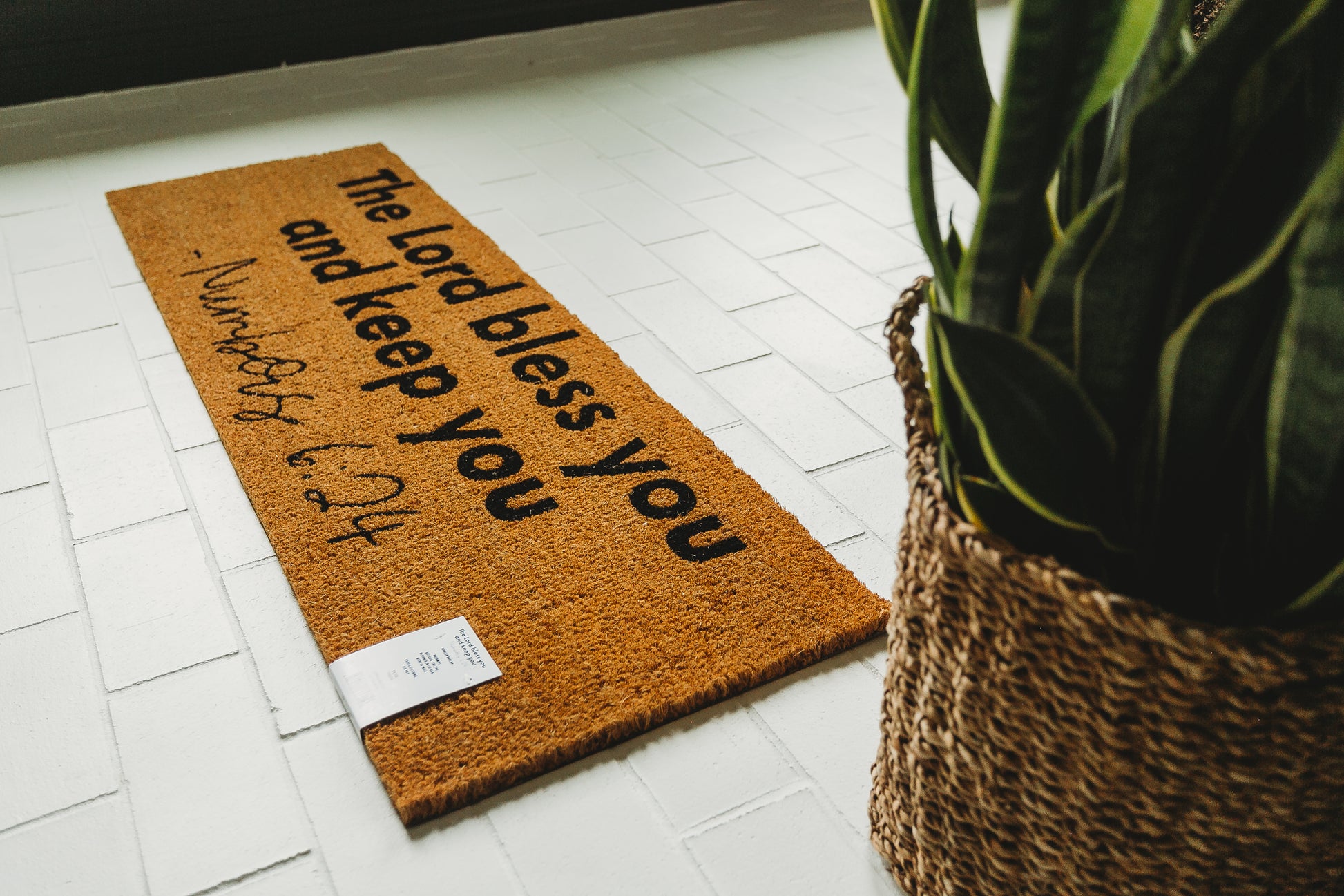 XL Scripture Doormat | Numbers 6:24