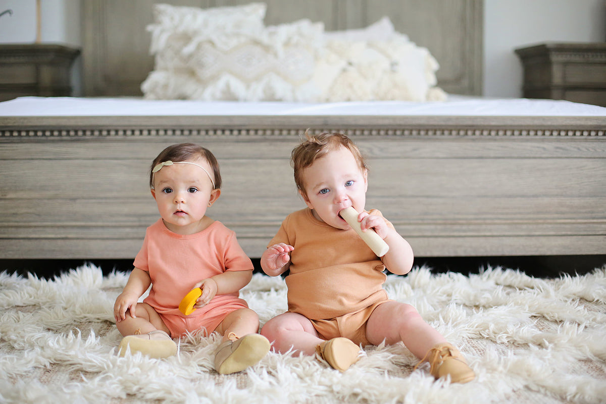Organic Baby and Kids Tee | GOTS Certified Organic Cotton | Solid Colors | Sizes 3 Months to 5 Years