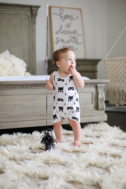 Organic Tank Romper | GOTS Certified Organic Cotton | Signature Prints