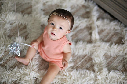 Organic Baby Tank Romper | GOTS Certified Organic Cotton | Solid Colors