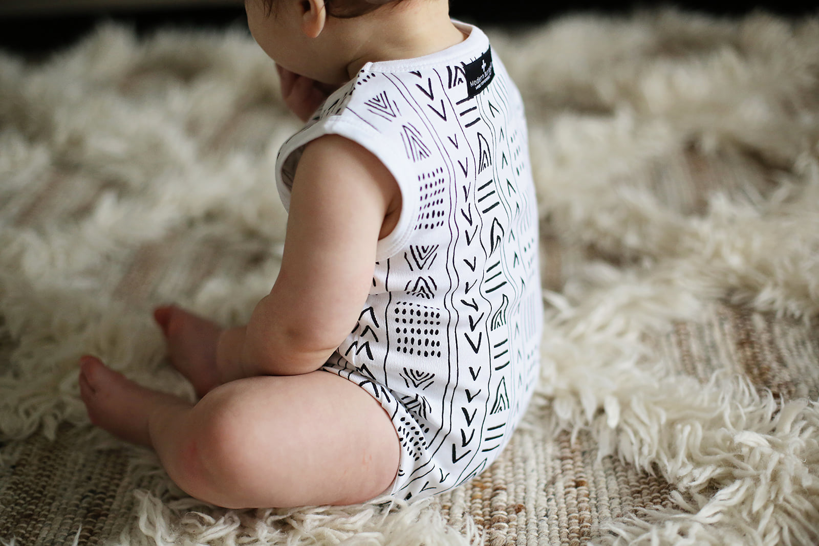 Organic Baby Tank Bodysuit | GOTS Certified Organic Cotton | Signature Prints | Sizes 0 to 24 Months