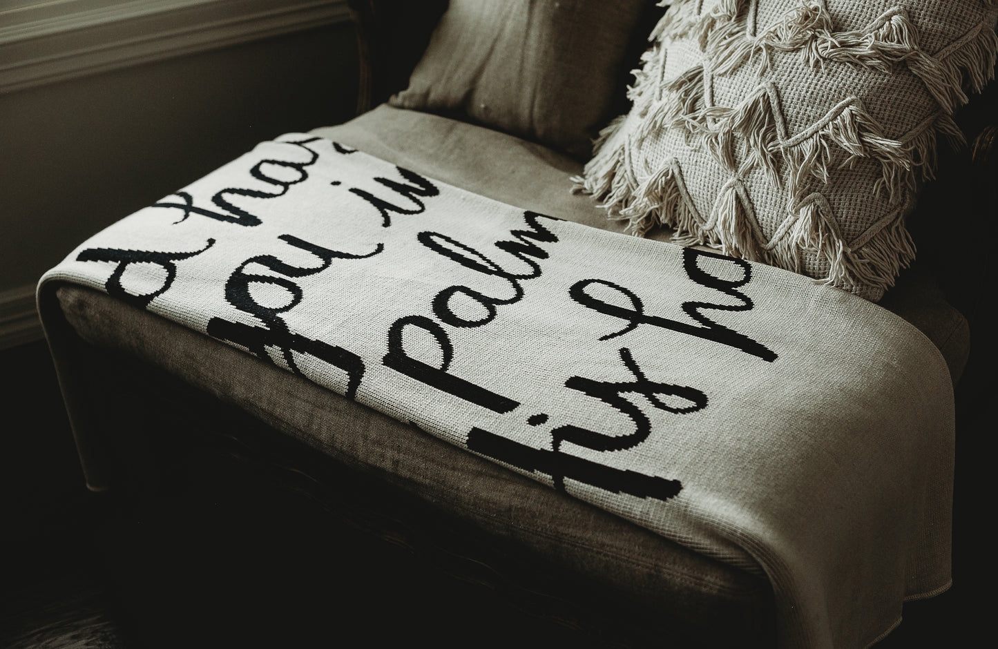 God Has You Recycled Cotton Throw Blanket | Made in USA