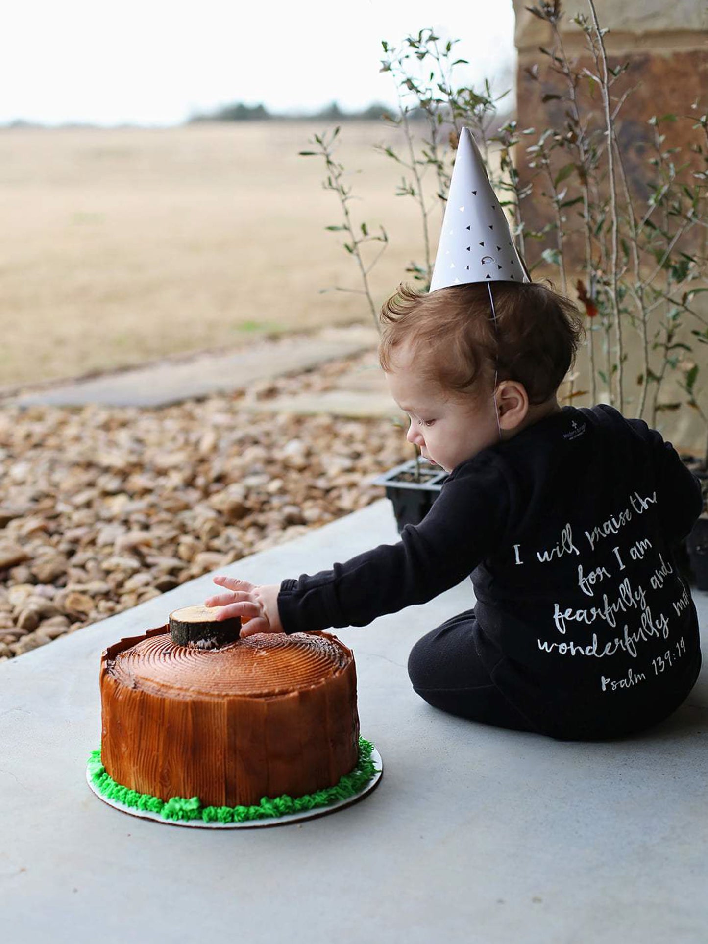 Psalm 139:14 Organic Button Coverall | GOTS Certified Organic Cotton