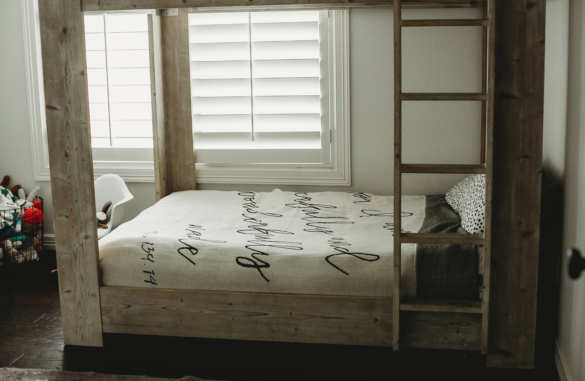 Fearfully and Wonderfully Made Recycled Cotton Throw | Made in USA