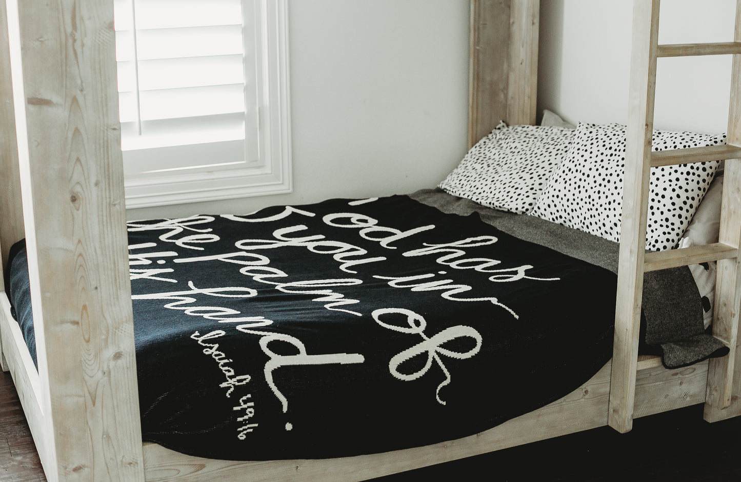 God Has You Recycled Cotton Throw Blanket | Made in USA