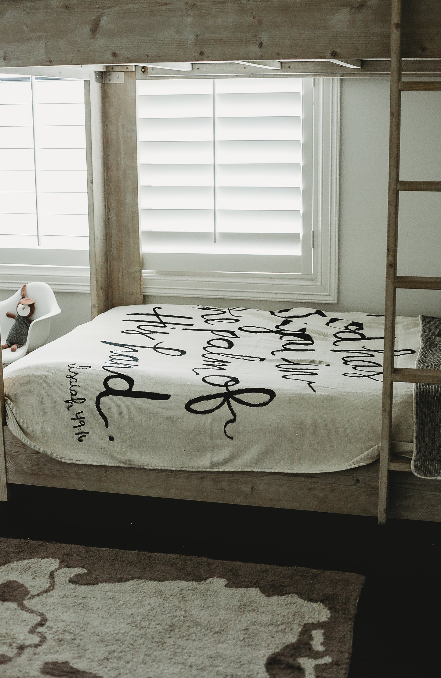 God Has You Recycled Cotton Throw Blanket | Made in USA