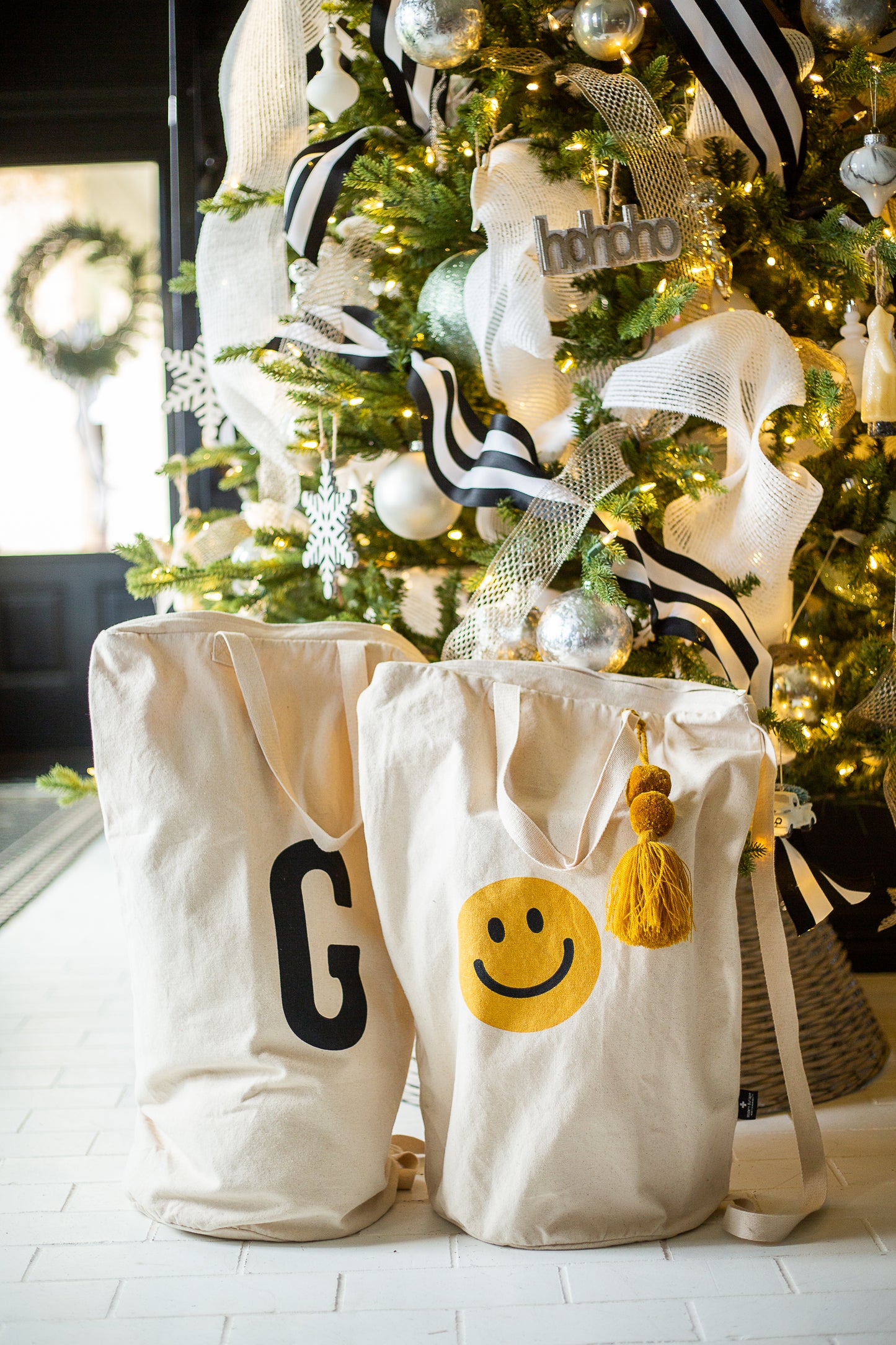 Personalized Initial Canvas Bag | A to Z | Laundry, Travel and Gifting