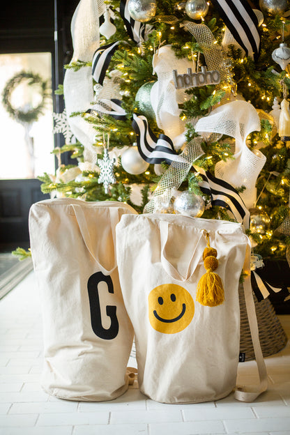 Personalized Initial Canvas Bag | A to Z | Laundry, Travel and Gifting