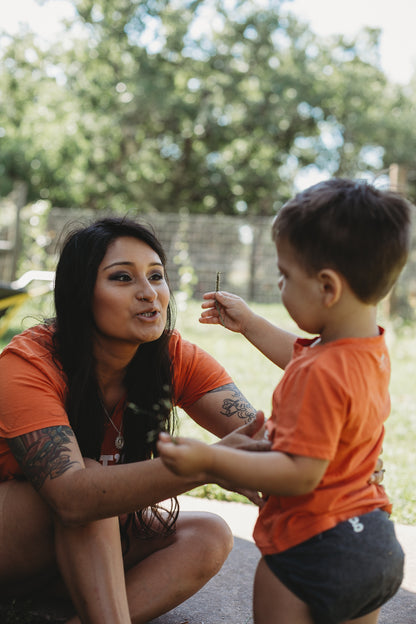 Let's go outside Kid's Crewneck Tee