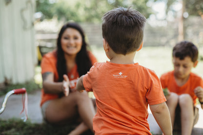 Let's go outside Kid's Crewneck Tee