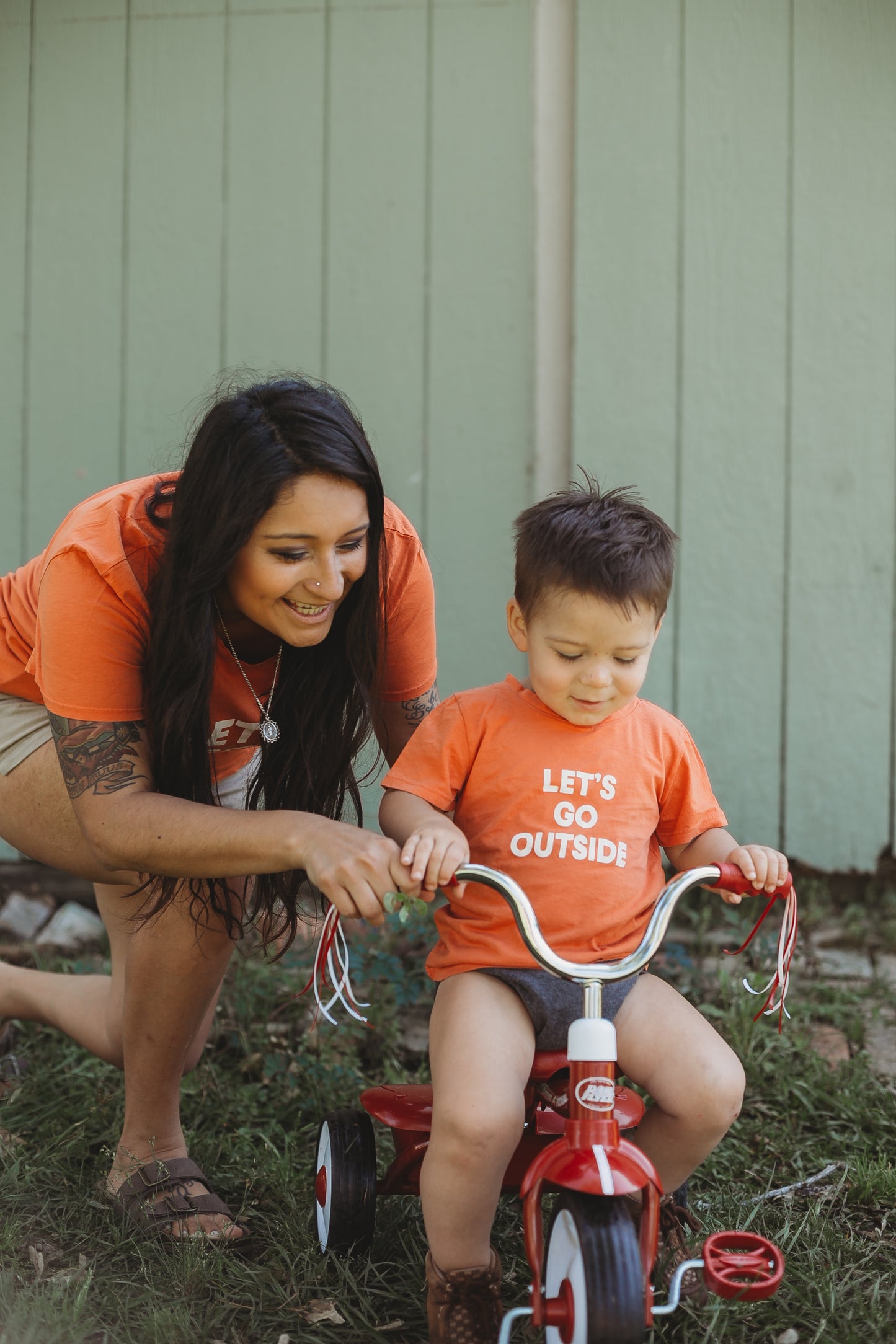 Women's Let's Go Outside Crewneck Tee