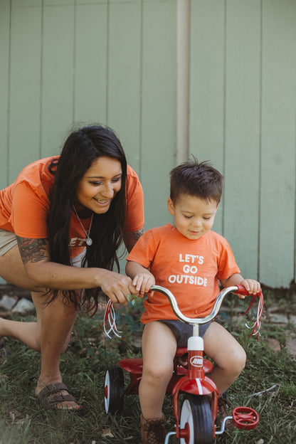Women's Let's Go Outside Crewneck Tee