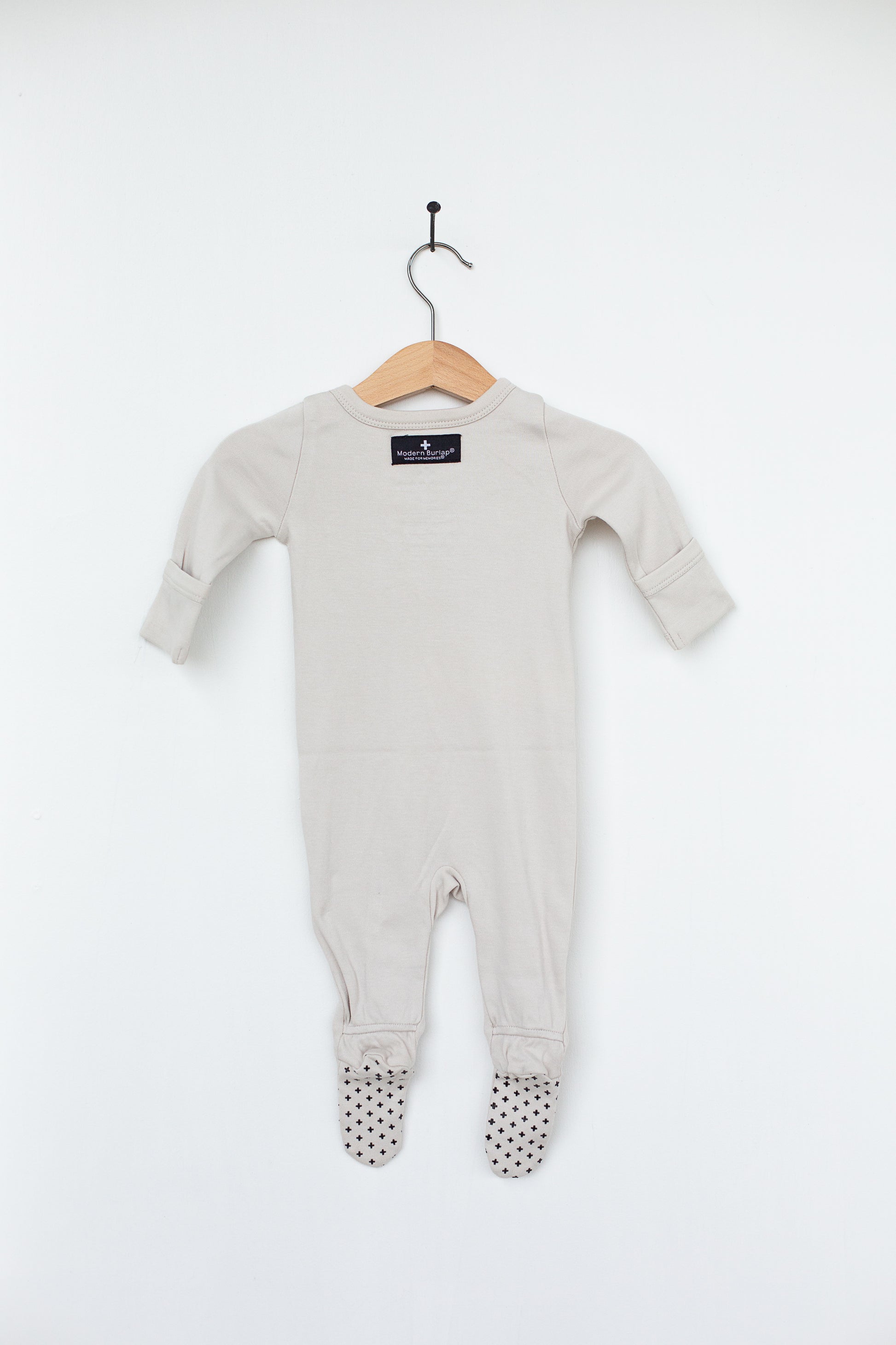 Organic 2 Way Zip Footie | GOTS Certified Organic Cotton | Solid Colors