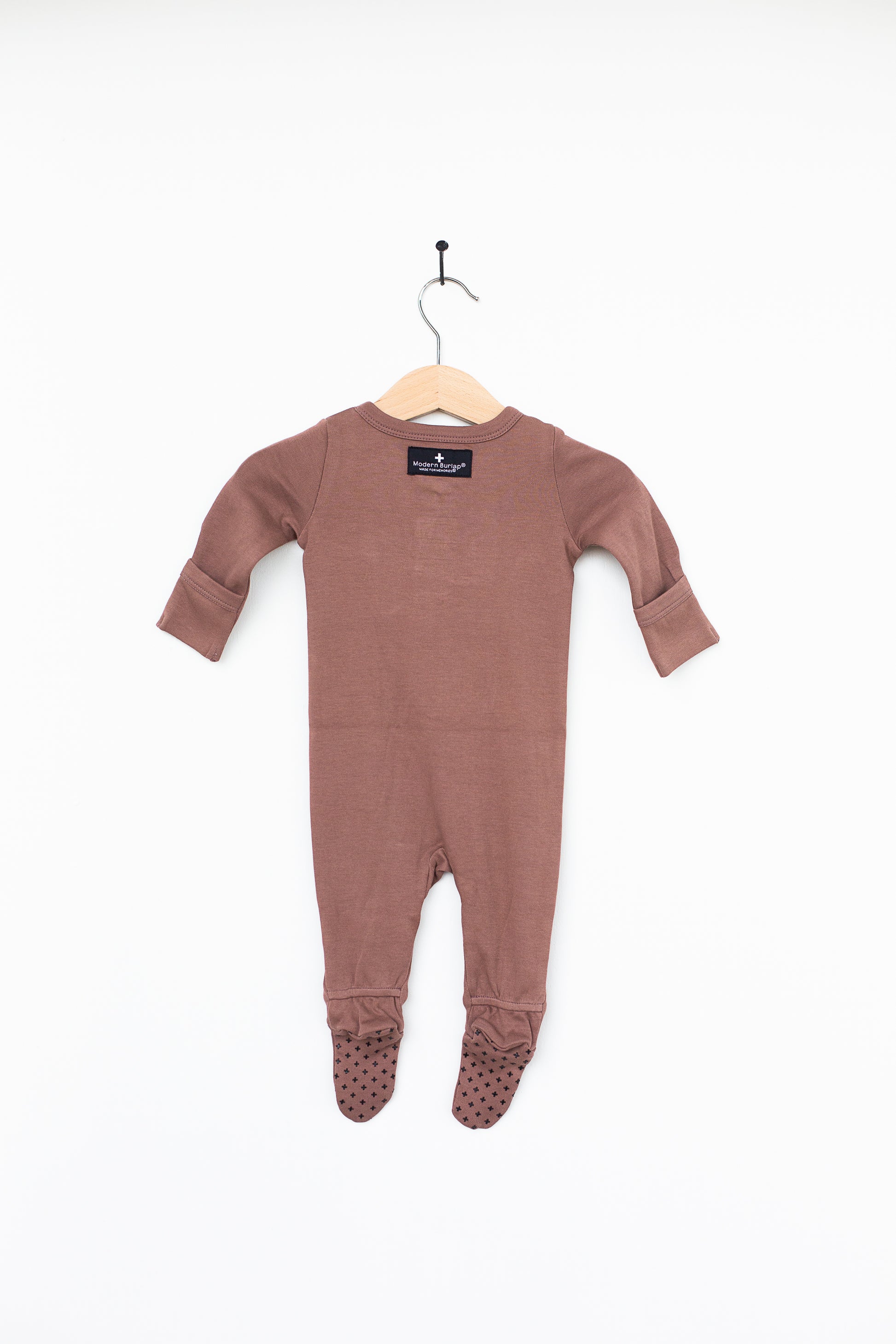 Organic 2 Way Zip Footie | GOTS Certified Organic Cotton | Solid Colors
