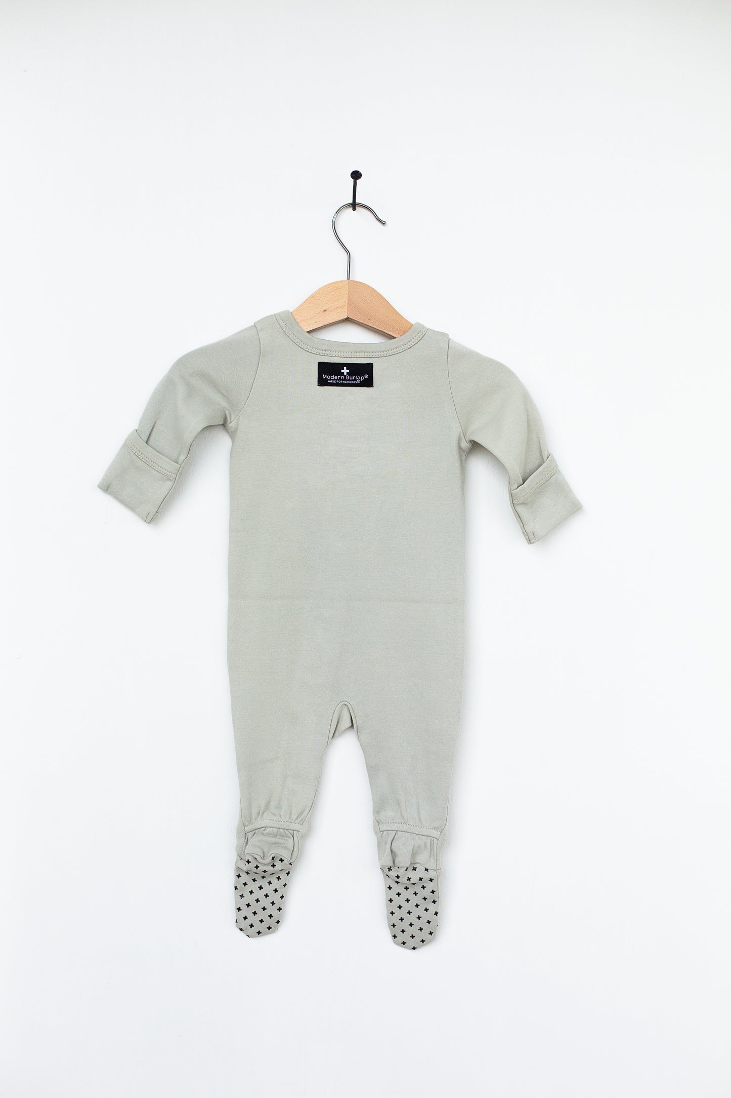 Organic 2 Way Zip Footie | GOTS Certified Organic Cotton | Solid Colors