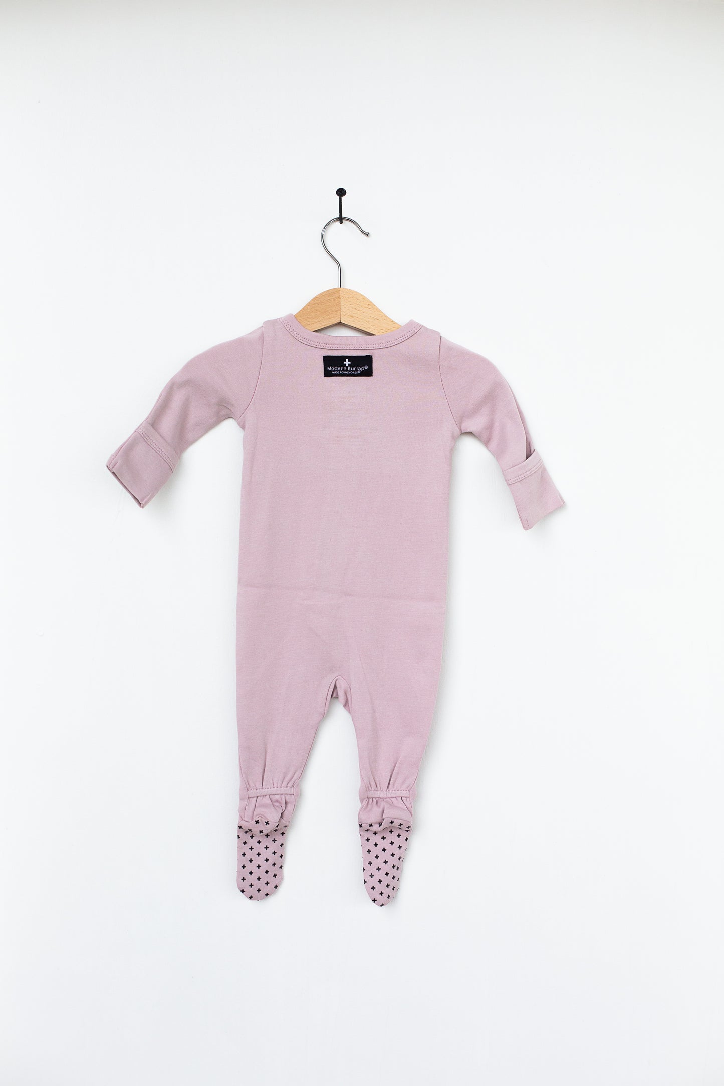 Organic 2 Way Zip Footie | GOTS Certified Organic Cotton | Solid Colors