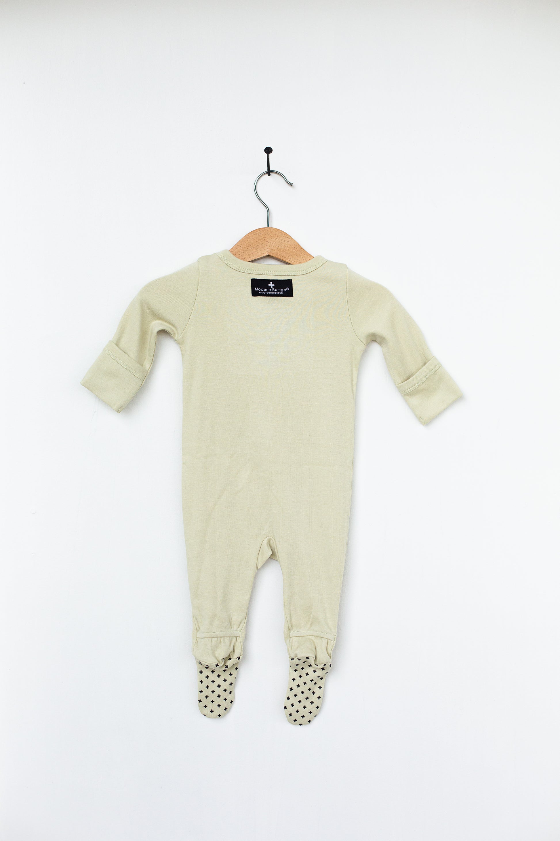Organic 2 Way Zip Footie | GOTS Certified Organic Cotton | Solid Colors