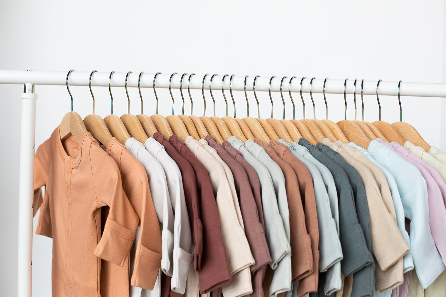 Organic 2 Way Zip Footie | GOTS Certified Organic Cotton | Solid Colors