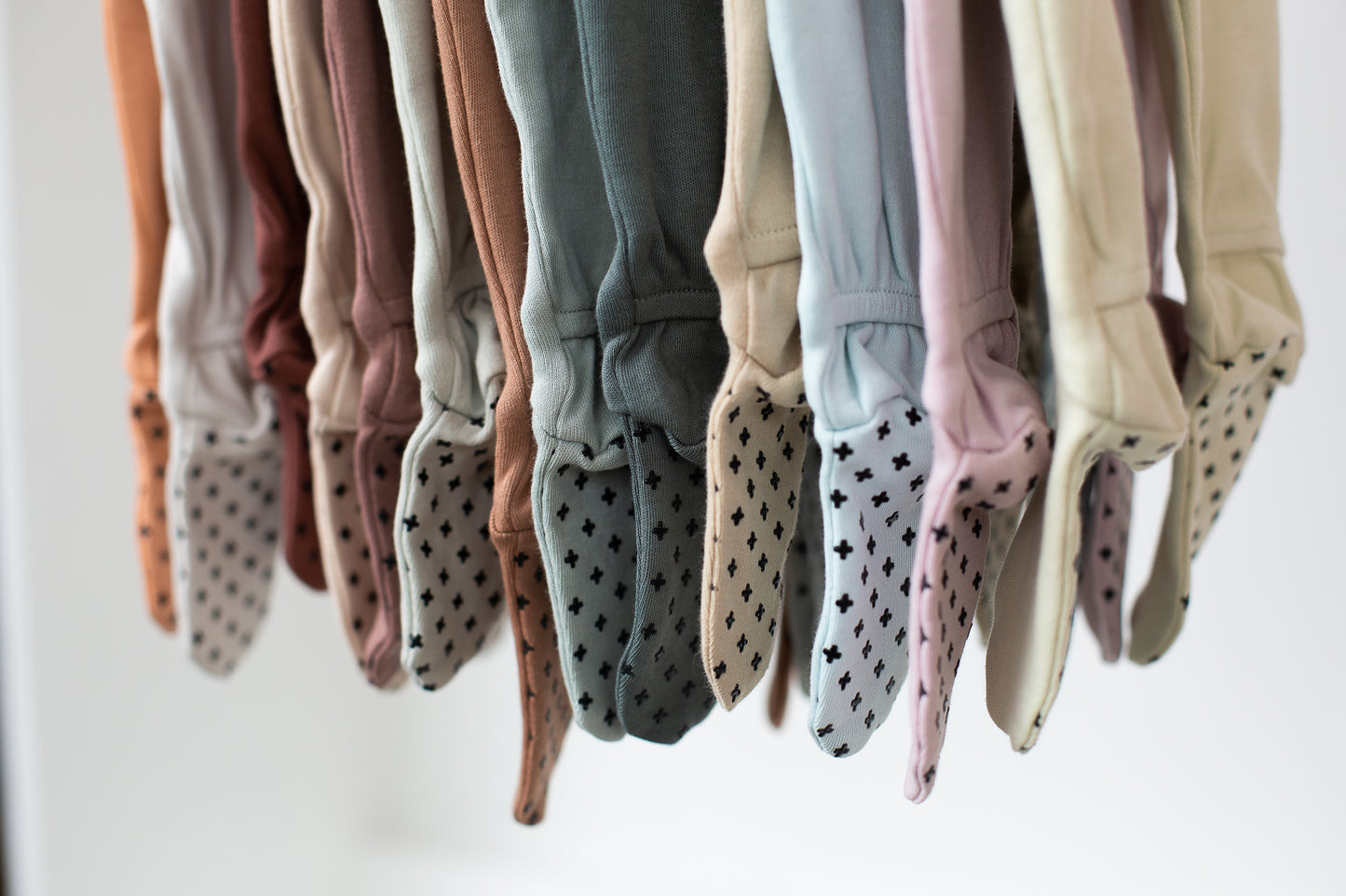 Organic 2 Way Zip Footie | GOTS Certified Organic Cotton | Solid Colors