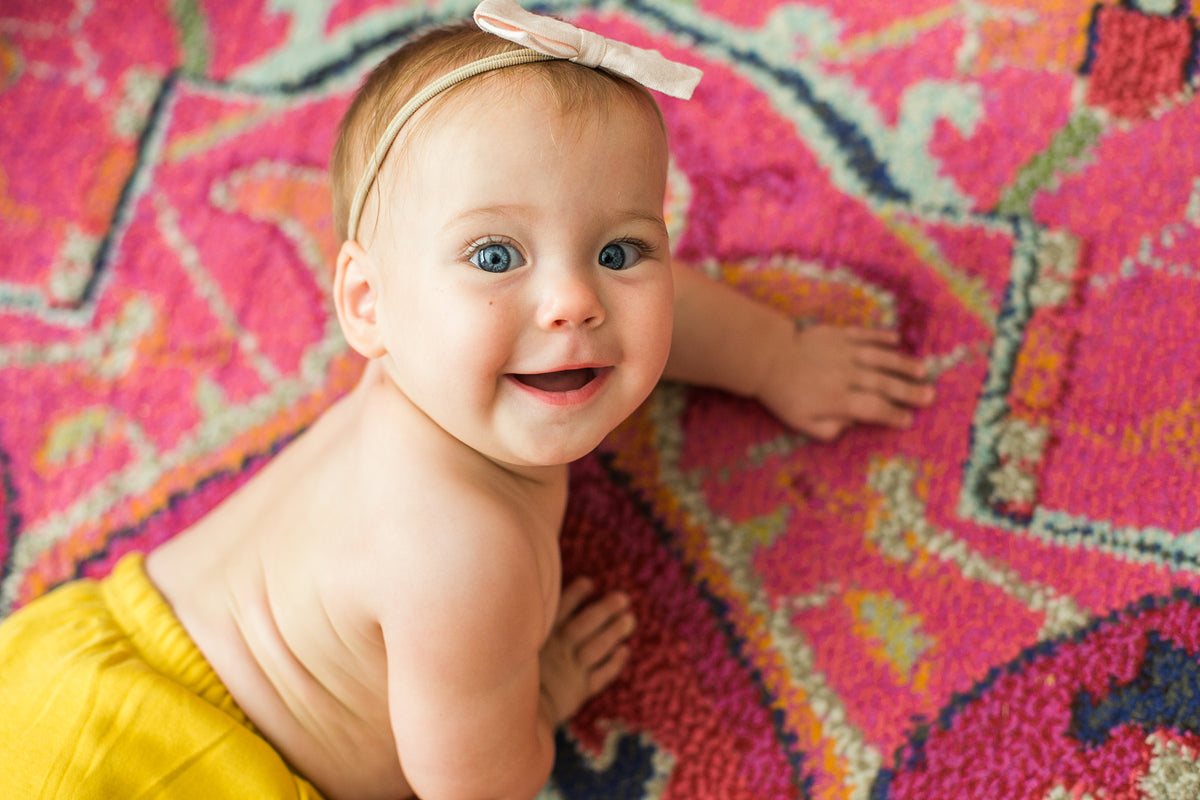 Organic baby bloomer in solid colors – alternate view 8
