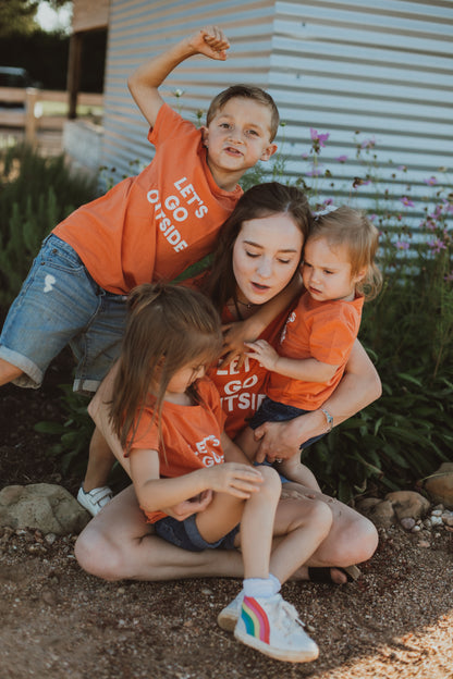 Women's Let's Go Outside Crewneck Tee