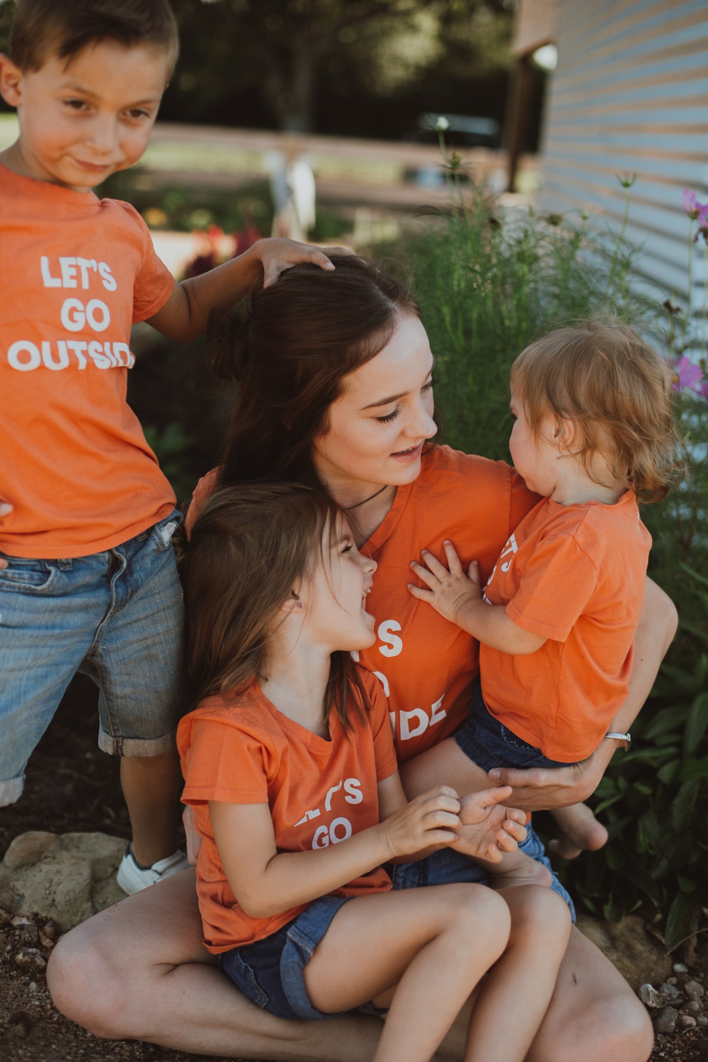 Women's Let's Go Outside Crewneck Tee