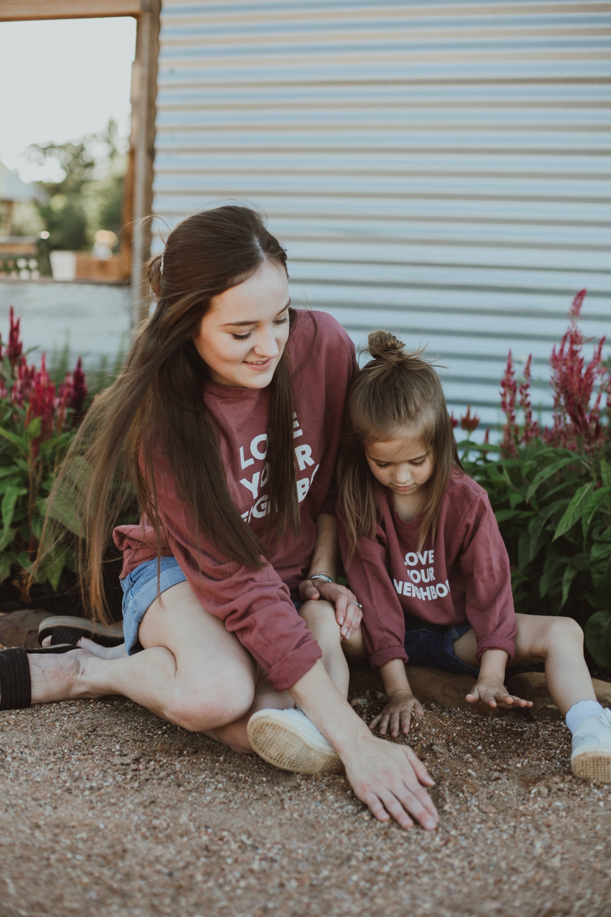Love Your Neighbor Adult Sweatshirt | GOTS Certified Organic Cotton