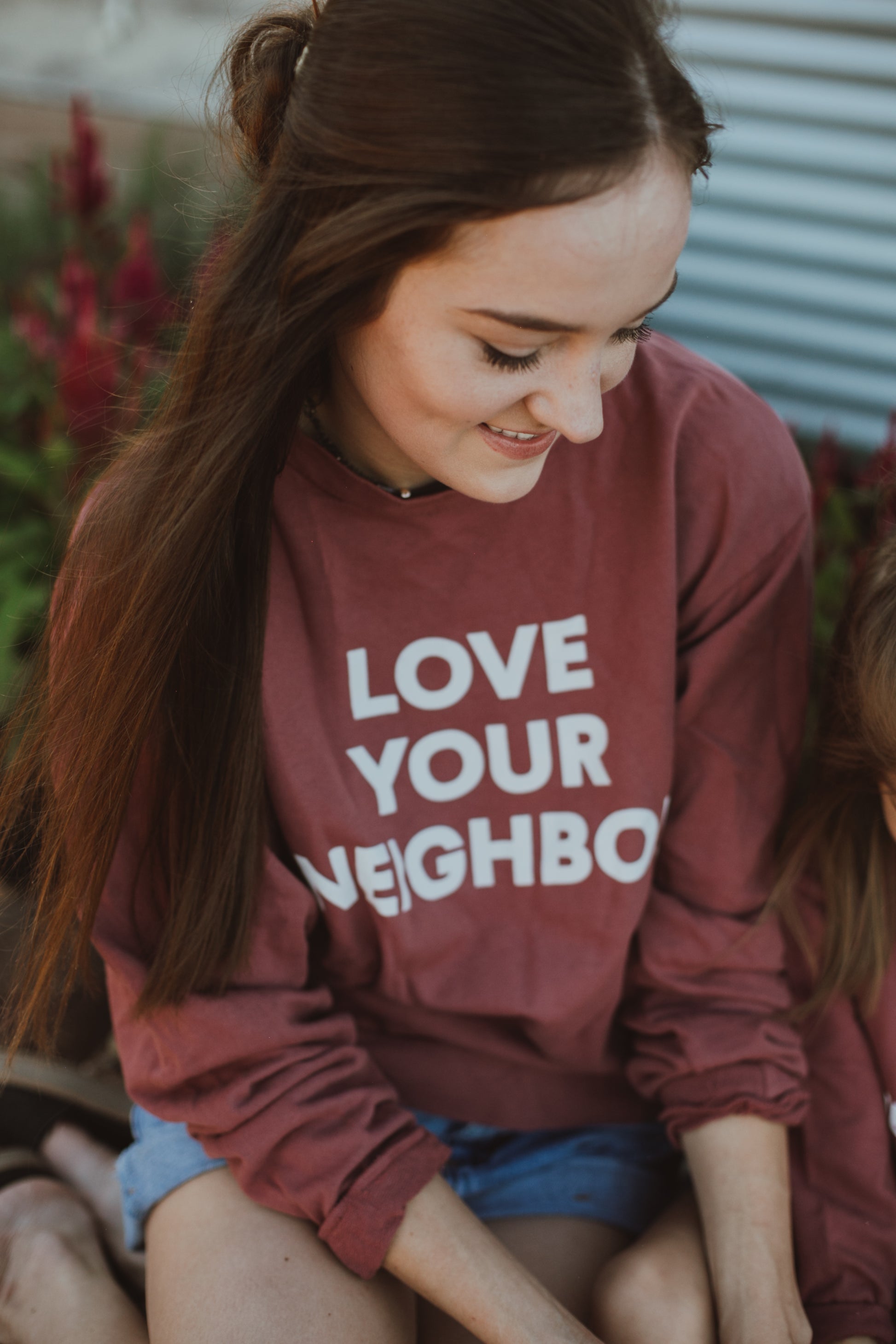 Love Your Neighbor Adult Sweatshirt | GOTS Certified Organic Cotton