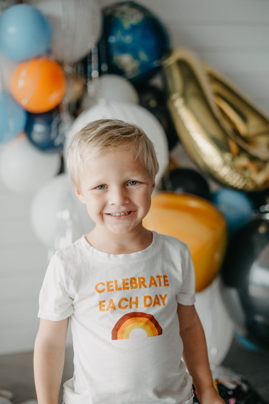 Celebrate Each Day Kid's Crewneck Tee