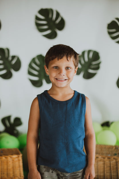 Organic Kids Tank | GOTS Certified Organic Cotton | Solid Colors