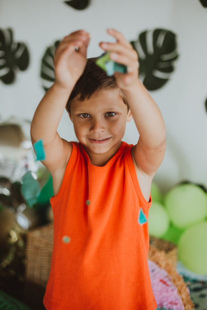 Organic Kids Tank | GOTS Certified Organic Cotton | Solid Colors