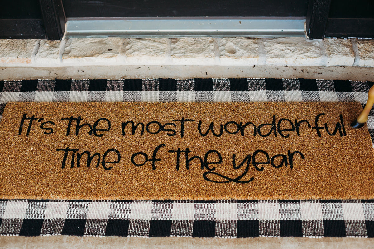 XL Doormat | It's the most wonderful time of the year