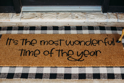 XL Doormat | It's the most wonderful time of the year