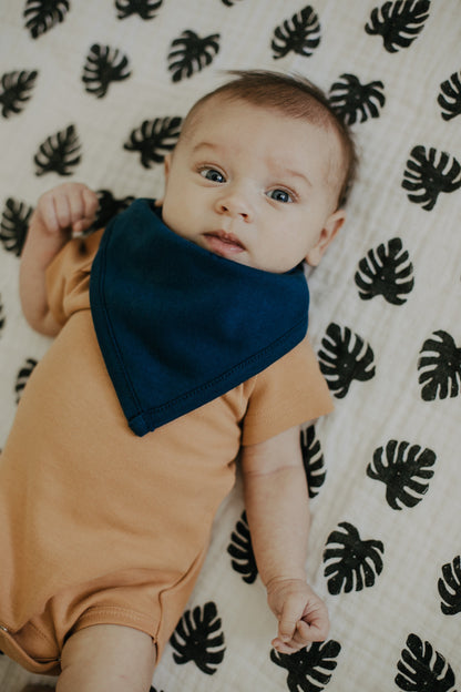 Organic Bibdana | GOTS Certified Organic Cotton | Solid Colors