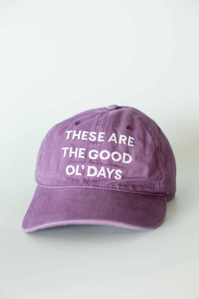 
                  
                    Load image into Gallery viewer, These are the good ol&amp;#39; days -  Baseball Cap Adult Size
                  
                