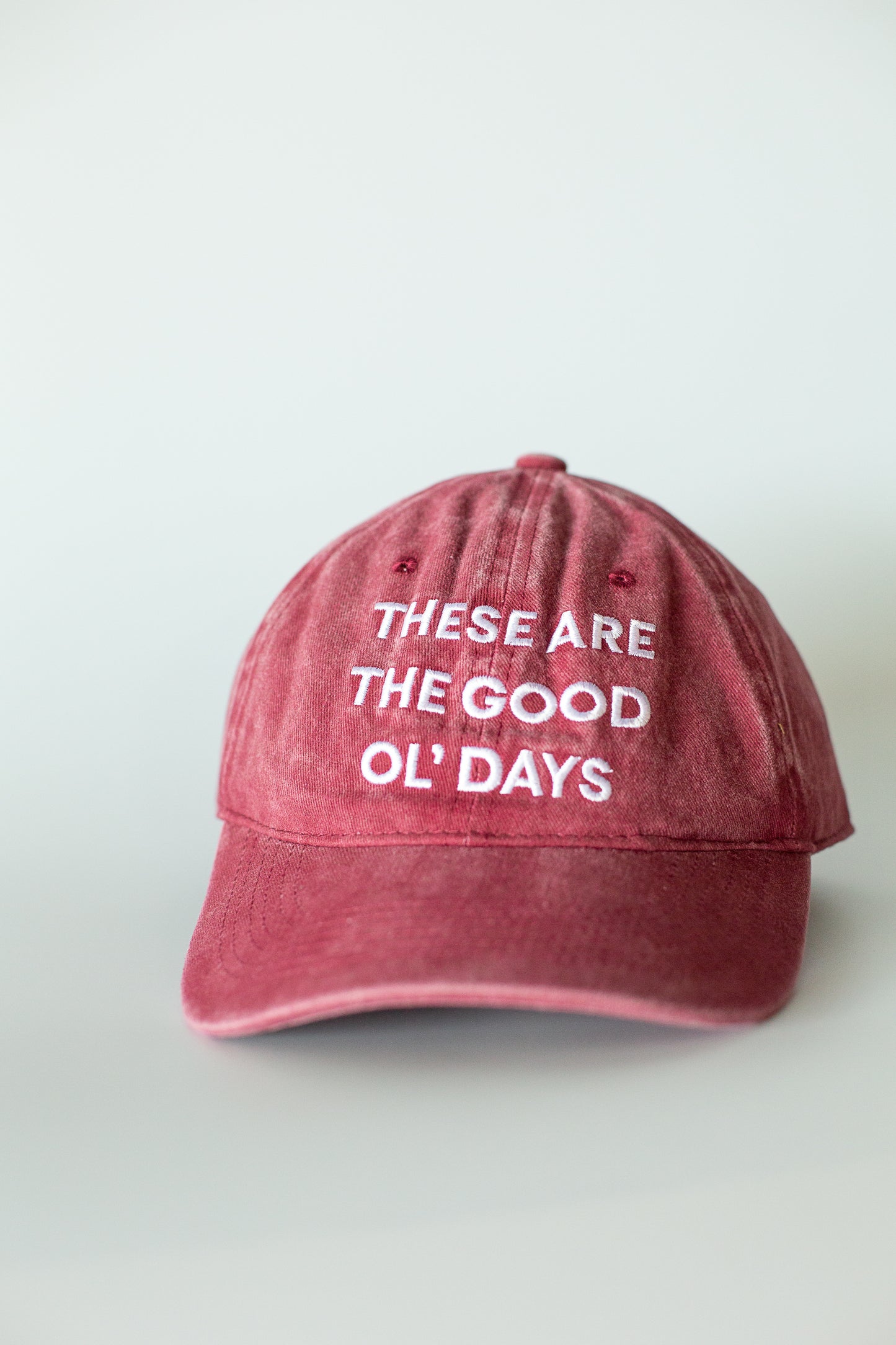 These Are The Good Ol Days Baseball Cap | 100% Cotton | 20 Colors