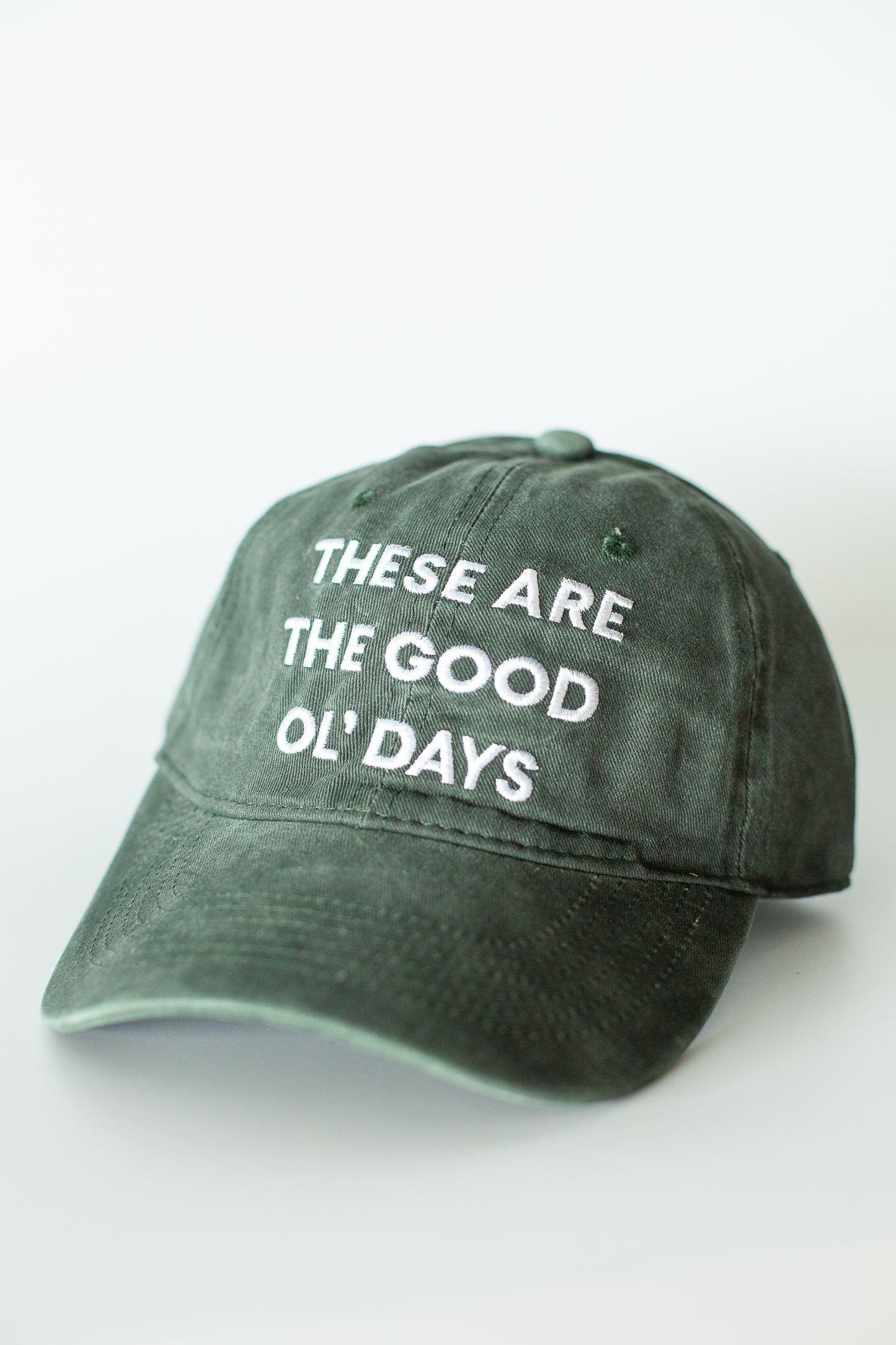These Are The Good Ol Days Baseball Cap | 100% Cotton | 20 Colors