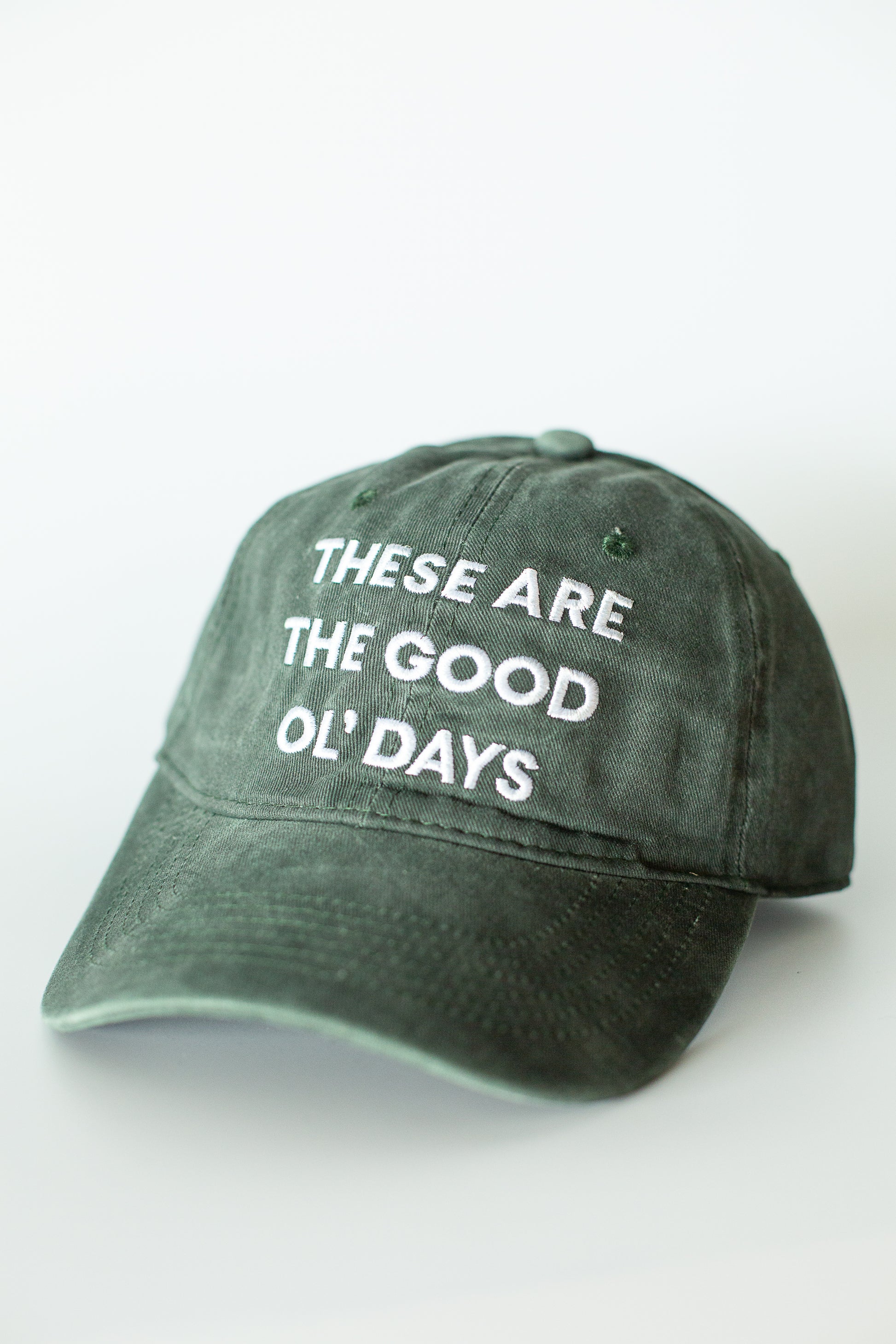 These Are The Good Ol Days Baseball Cap | 100% Cotton | 20 Colors